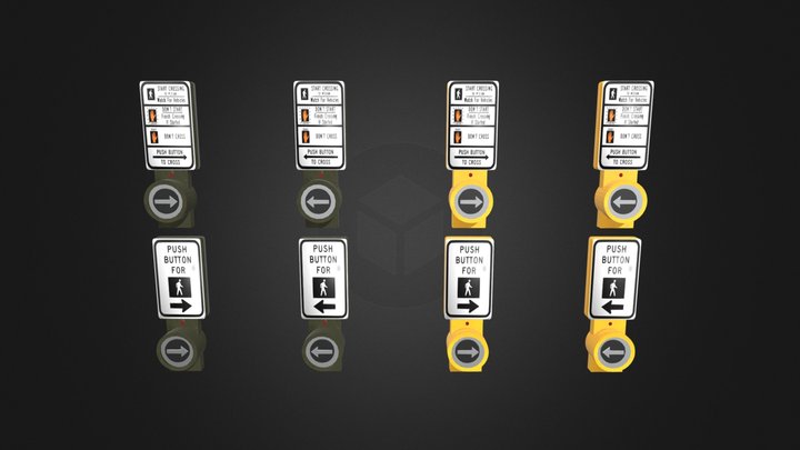 Polara 8 Wire Navigator Crosswalk Button Set