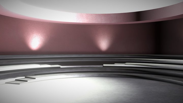 VR theater 3D Model