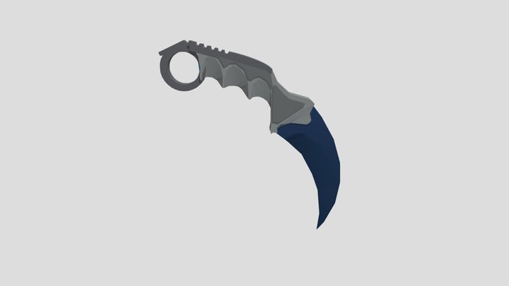 Cs:Go Karambit 3D Model