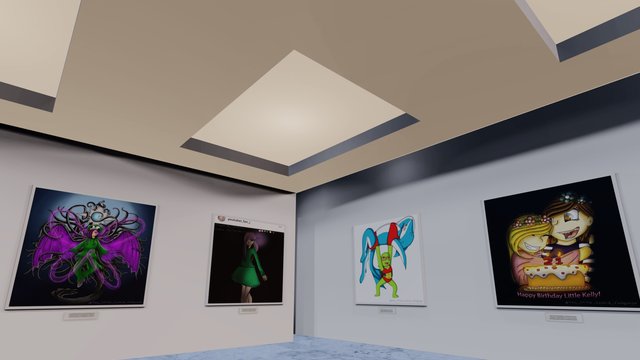 Instamuseum for @tiny_little_lizard_fanpage 3D Model