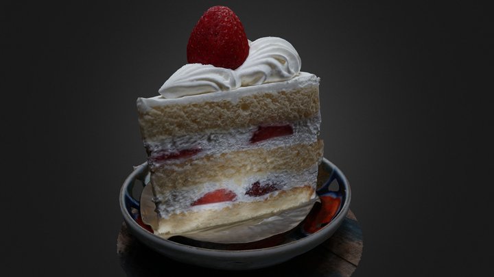 ショートケーキ① 3D Model
