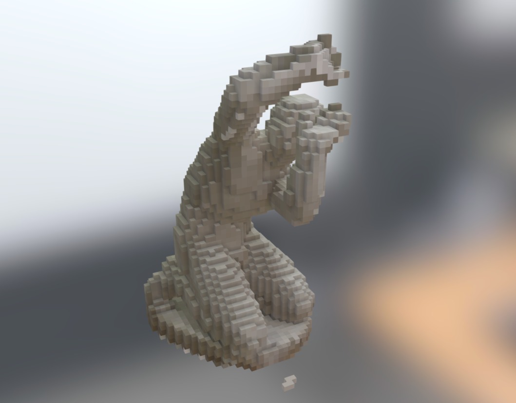 Classical Sculpture in Voxels