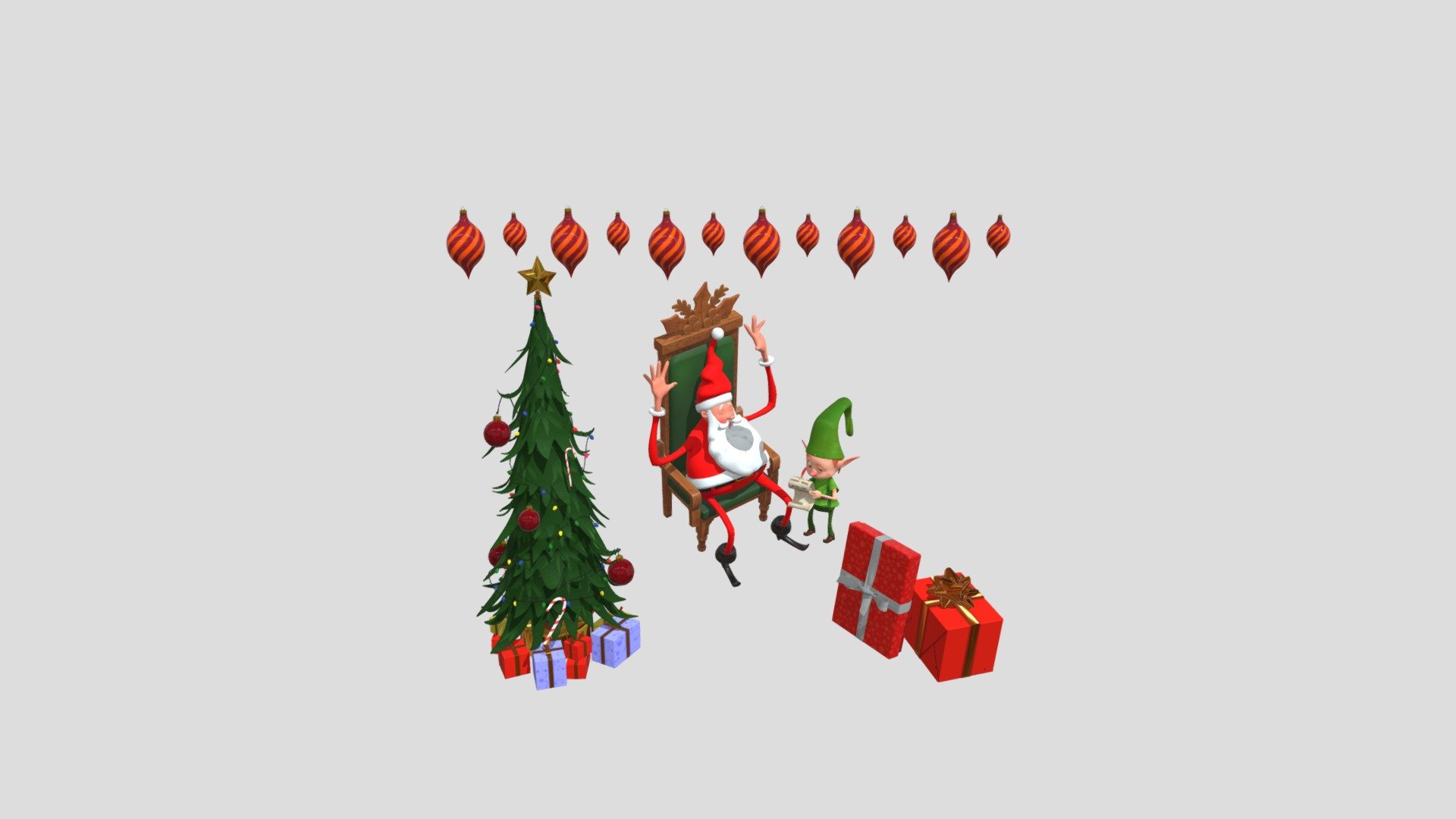 Zanta Claus - 3D model by deniseursomanno90 [a5eb62b] - Sketchfab