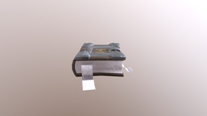 Tome Book 3D Model