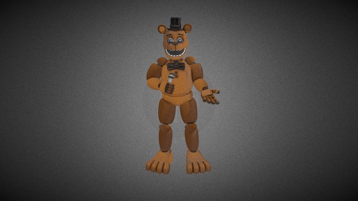 Fnaf_remake_Fredbear 3D Model