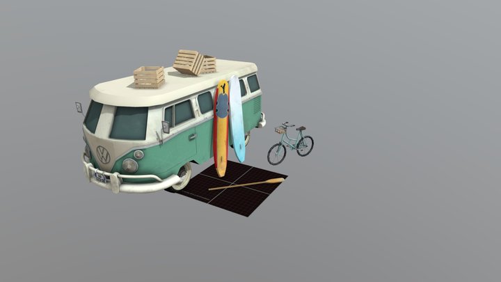 DAE 5 Finished props - By the ocean 3D Model