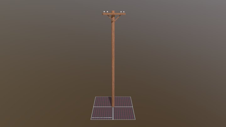 Telephone pole 3D Model