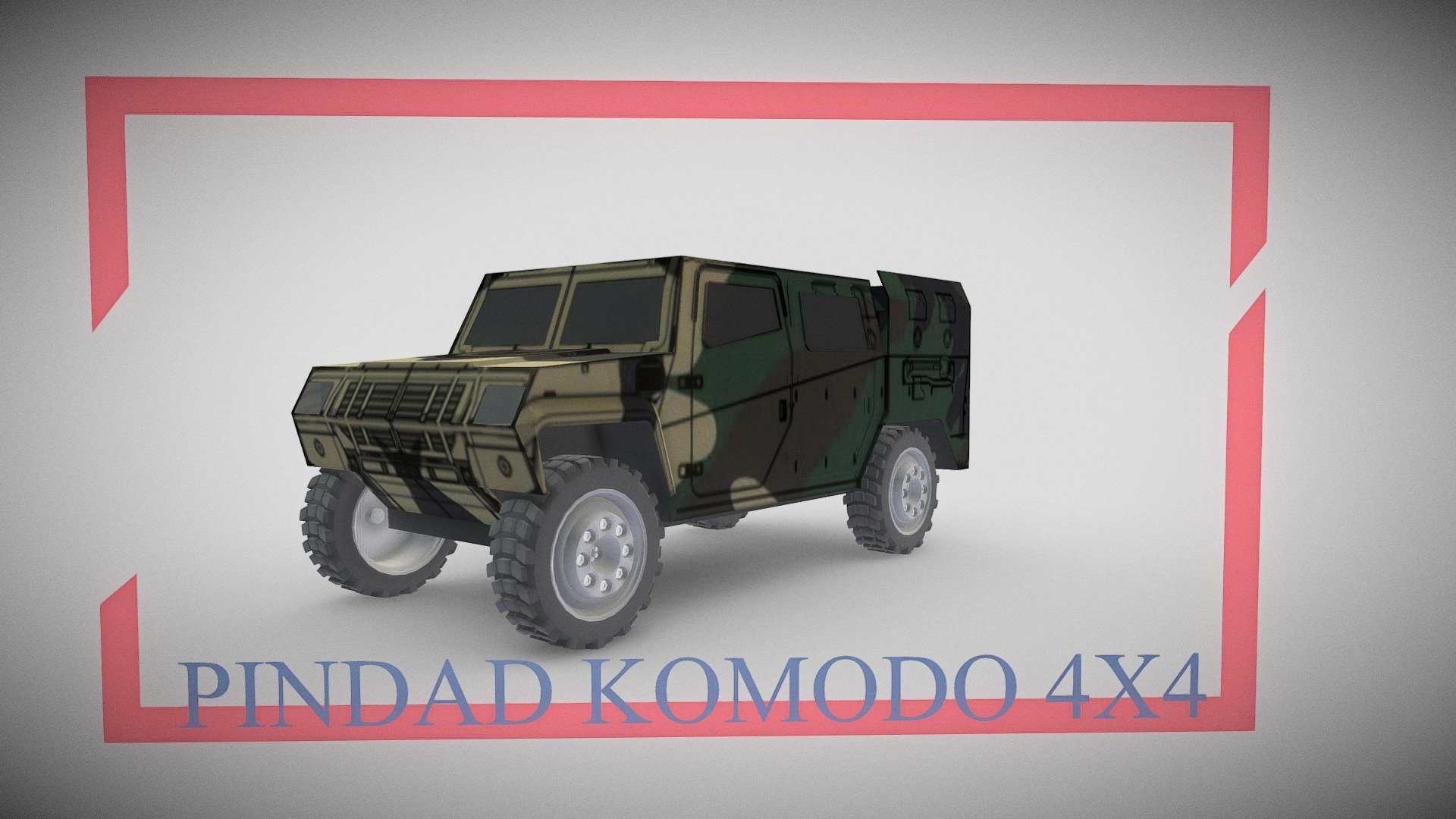 Pindad Komodo 4x4 Missile Launcher Variant