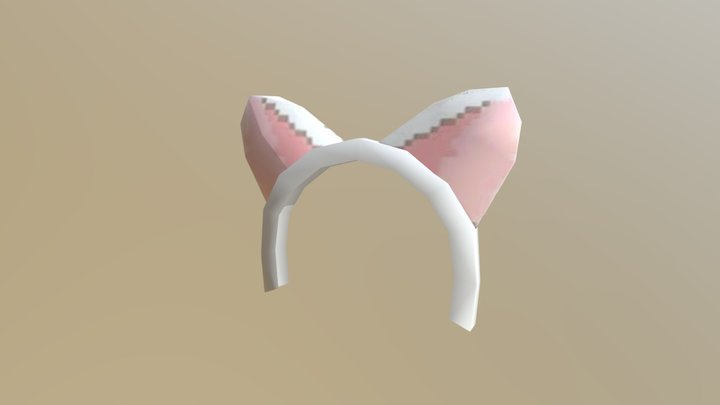 H Cat Ear Headband Mout 3D Model