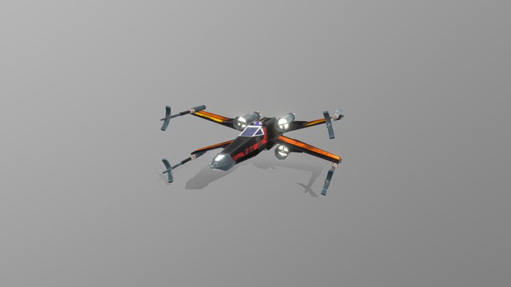 Xwing 3D Model