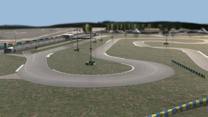 Le Mans Karting International wet – Gratis 3D-model STL