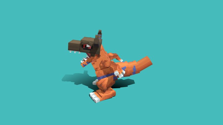 Greymon 3D Model