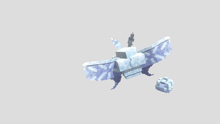 Snom and frosmoth 3D Model