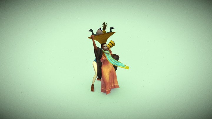 Cena de Carnaval - Debret 3D Model