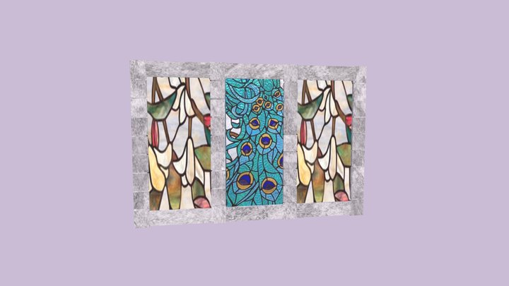 Stained Window 3D Model