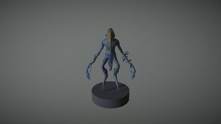 B2D1_Tries_SculptPose_CharaAdvAnim 3D Model