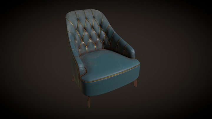 chair academic texture study 3D Model