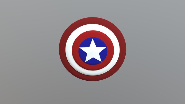 Captain's Shield 3D Model