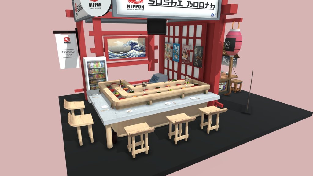 Sushi & ramen Booth