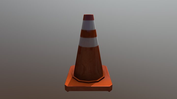 Road Cone 3D Model