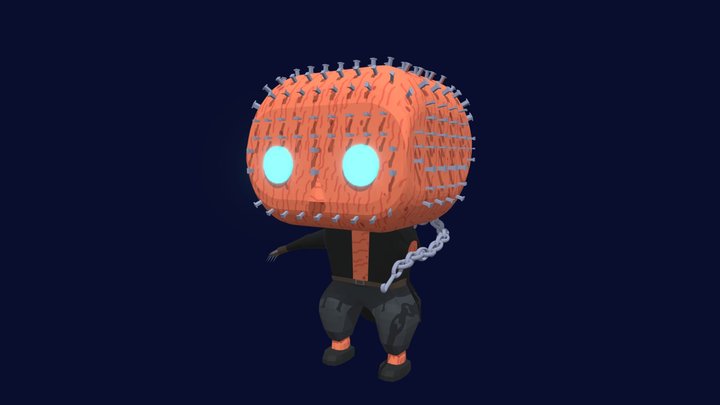 Mix-A- Horror_ Character_FunkoPop 3D Model