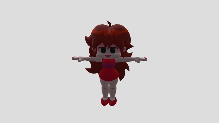 Girlfriend roblox 3D Model