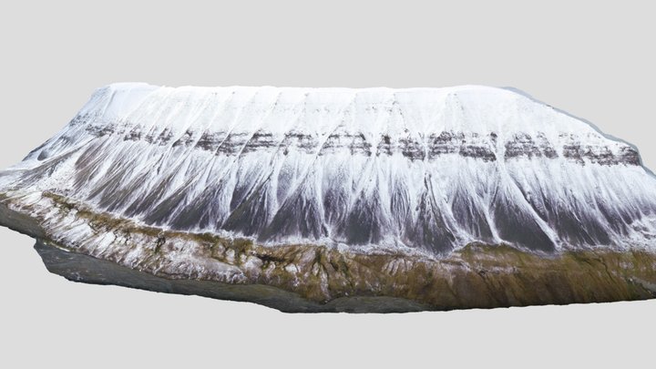 Björndalen Snow Avalanche fans 3D Model
