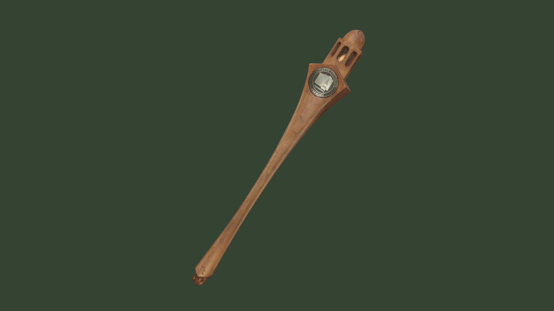 Castleton Academic Mace Download Free 3D model by Philip Williams
