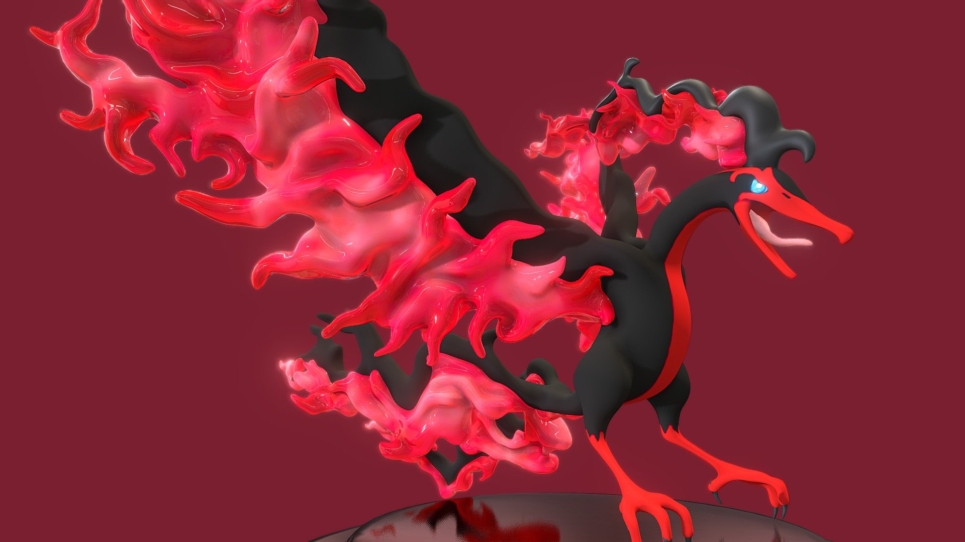 Moltres de Galar - 3D model by ArmaCH (@Elarmando) [a5f5486] - Sketchfab