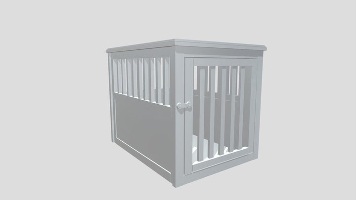 Crate 3D Model