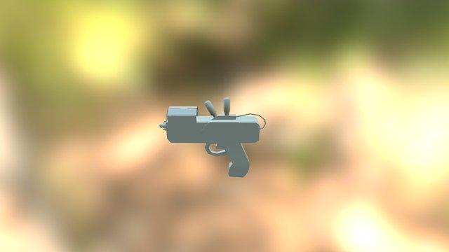 Steampunk Electric Gun 3D Model