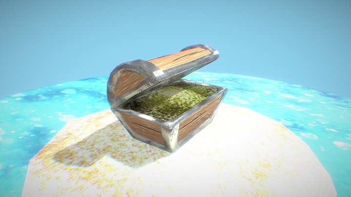Low Poly Adventure Chest! 3D Model