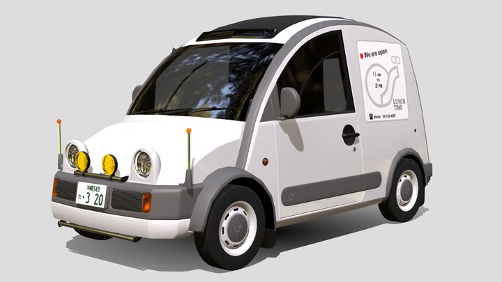 1989-1992 Nissan S-Cargo 3D Model