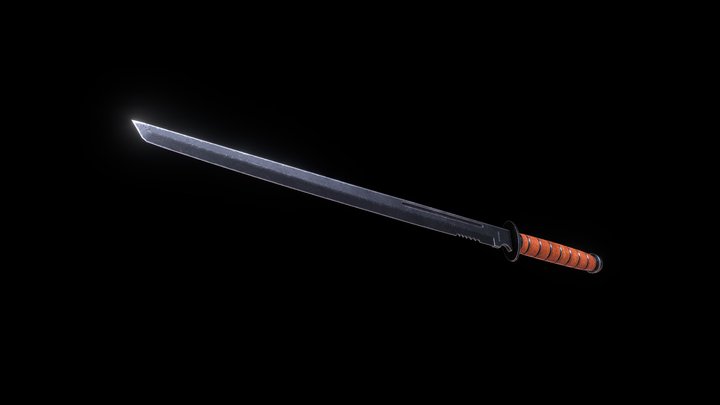 KABAR Combat Sword 3D Model