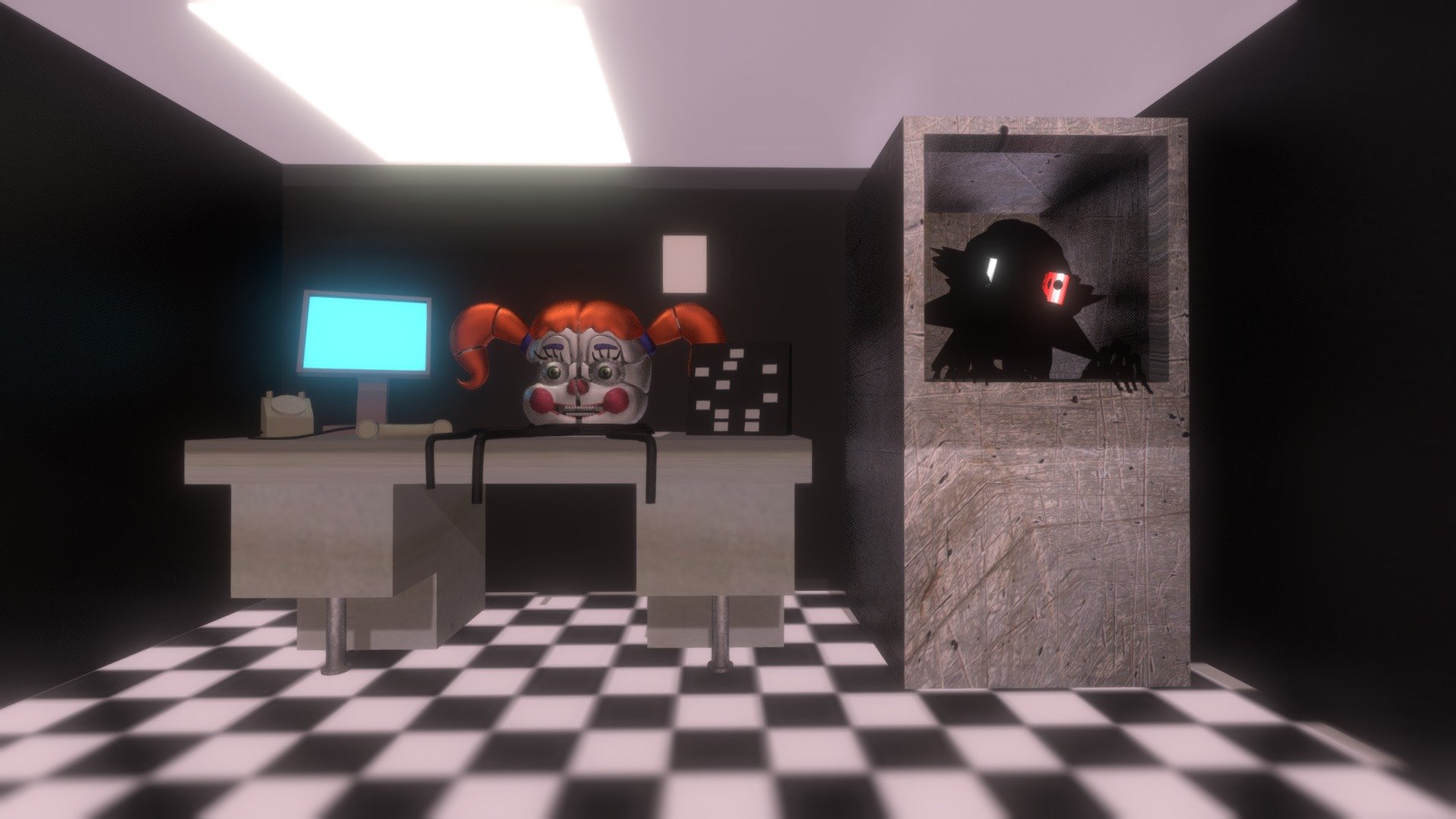 Fnaf Help wanted 2 pax west 2023 booth 3D model by JackTheOhio