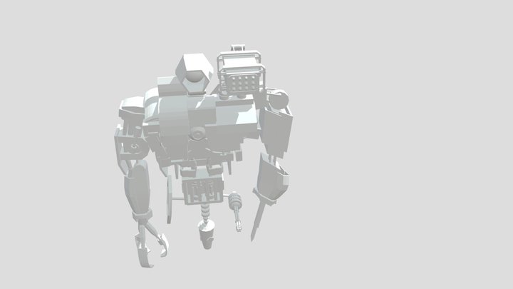 MechBot 3D Model
