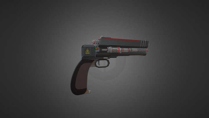 Blaster Pistol 3D Model