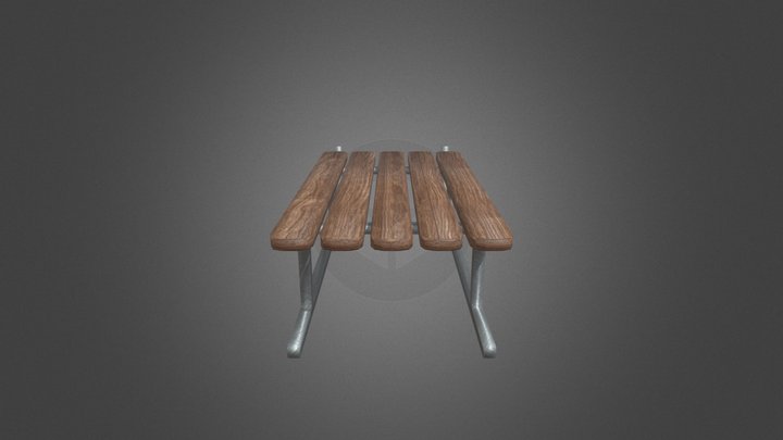 Low Poly Sled 3D Model