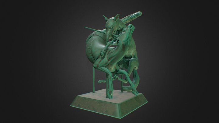 Unicorn Hunt 3D Model
