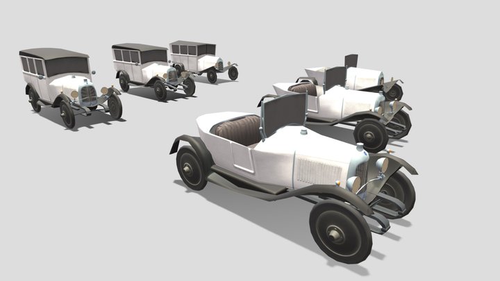 Citroen Trefle 3D Model