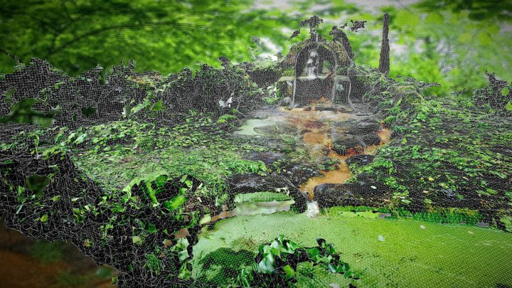 Fontaine Saint Goulven, Lanvallec 3D Model