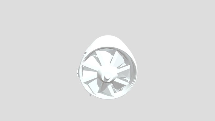 Jet  Engine 3D Model