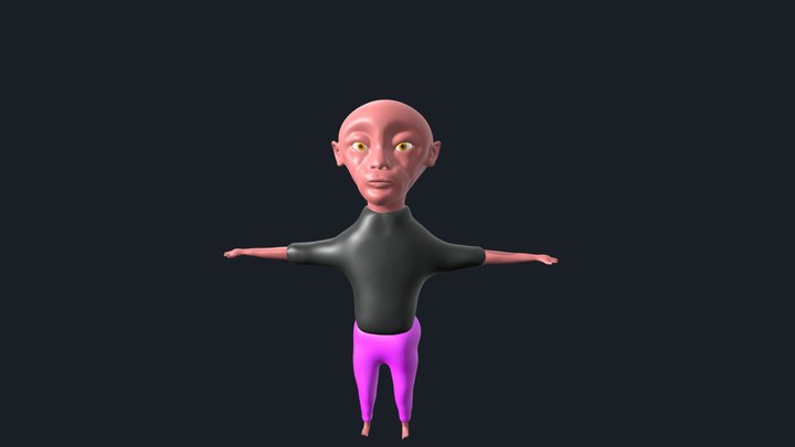 3D Humanoid Cyborg 3D Model