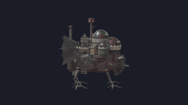 Howl's moving castle 3D Model