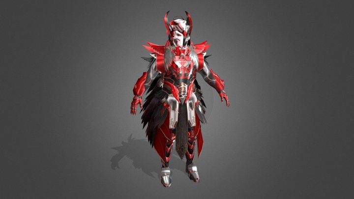 Blood Raven X Suit 3D Model