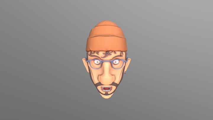 Stylised Head 3D Model