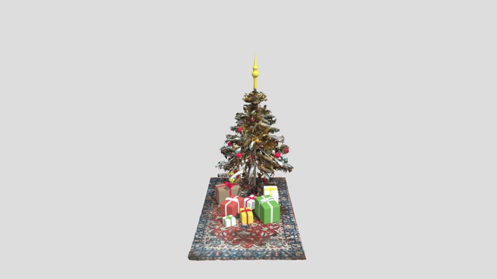 Christmas Tree Gifts 3D Model