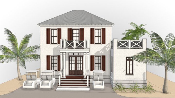 Letellier House 3D Model