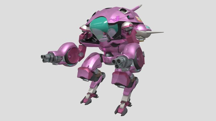 DVA Fanart 3D Model 3D Model