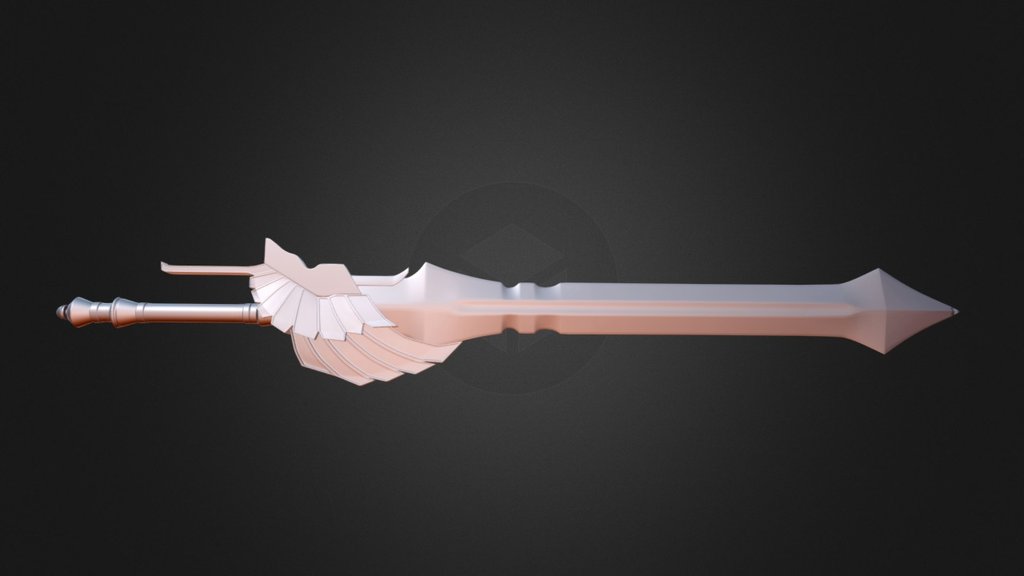 Angel Sword High Poly